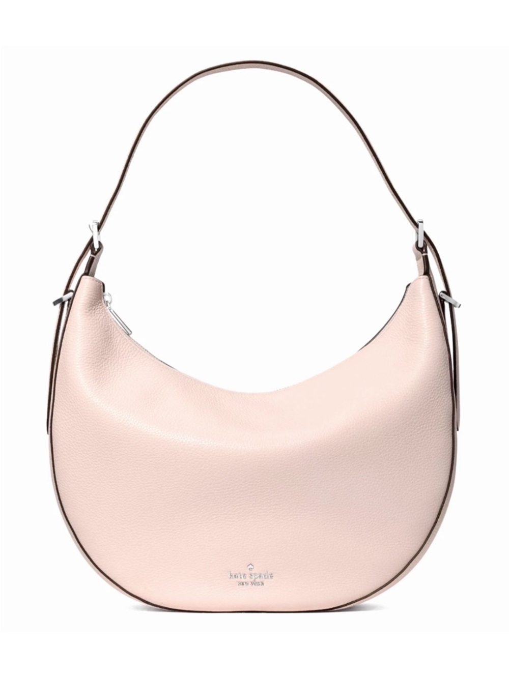 New Kate Spade Nova Large Shoulder Bag Delicate Leather Powdered Sugar